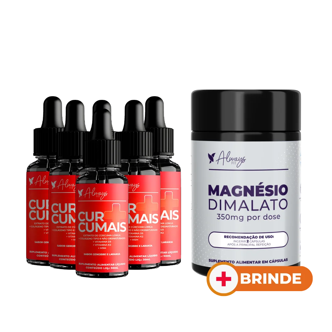 Curcumais - Cúrcuma, Vitamina D3, K2, MSM, Colágeno Tipo 2 e Condroitina - Image 5