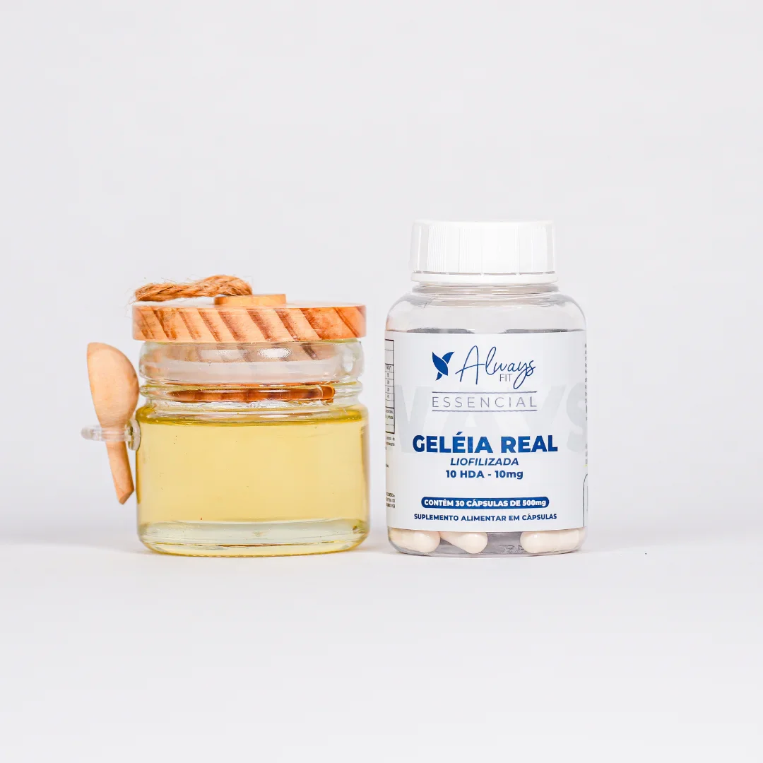 Geleia Real Liofilizada 10 HDA 10mg Com Vitamina D3, Vitamina C, B6 e B12 - 30 Cápsulas - Image 2