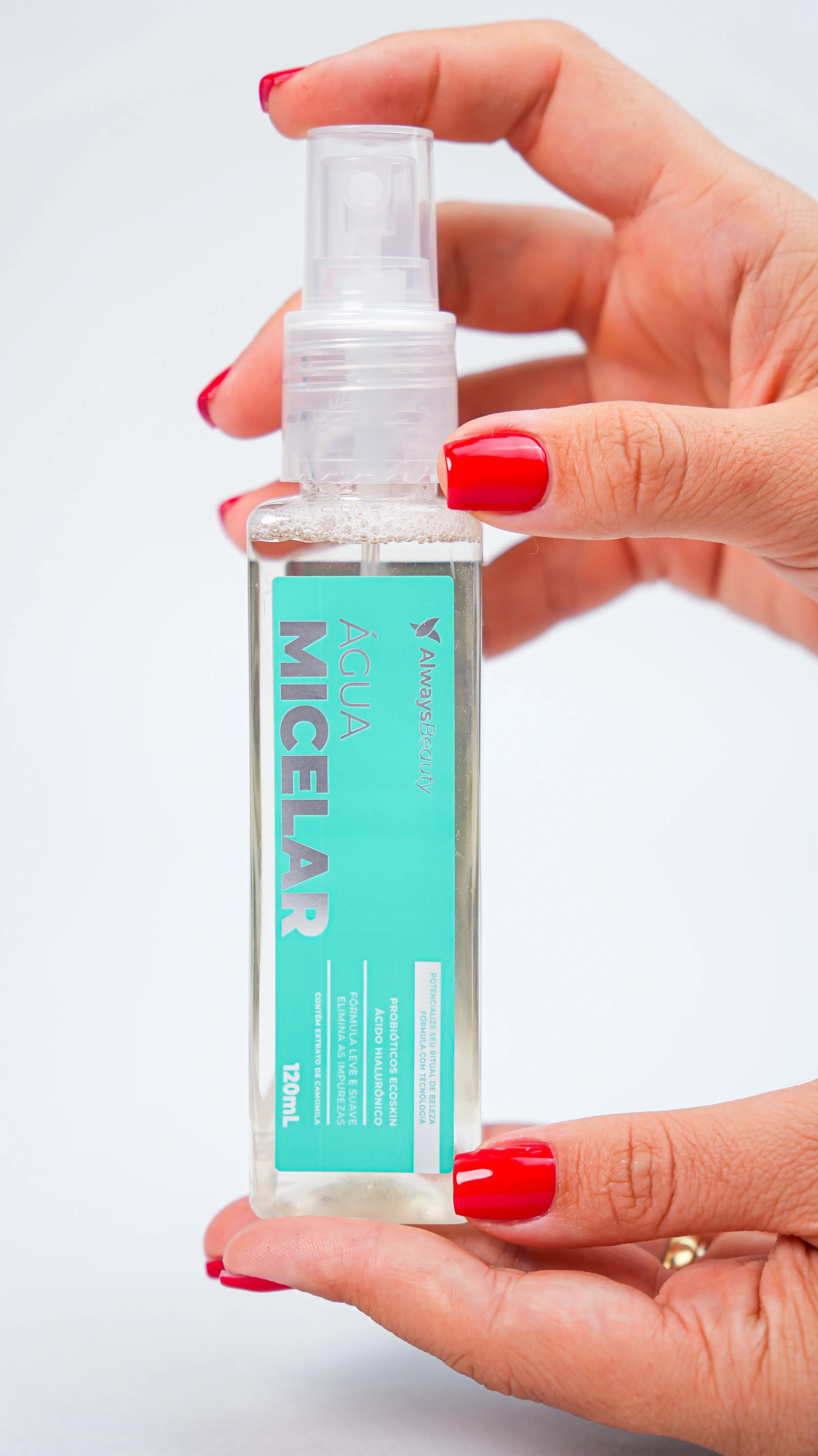 Kit Limpeza Facial + Necessaire Always Fit Turquesa - Image 5